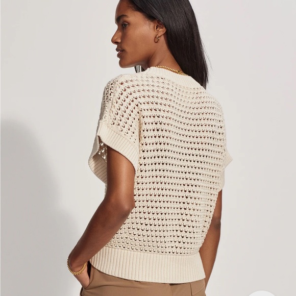 Varley Julianna Knit Top in Birch - Picture 5 of 6